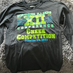 Long sleeve teens black shirt